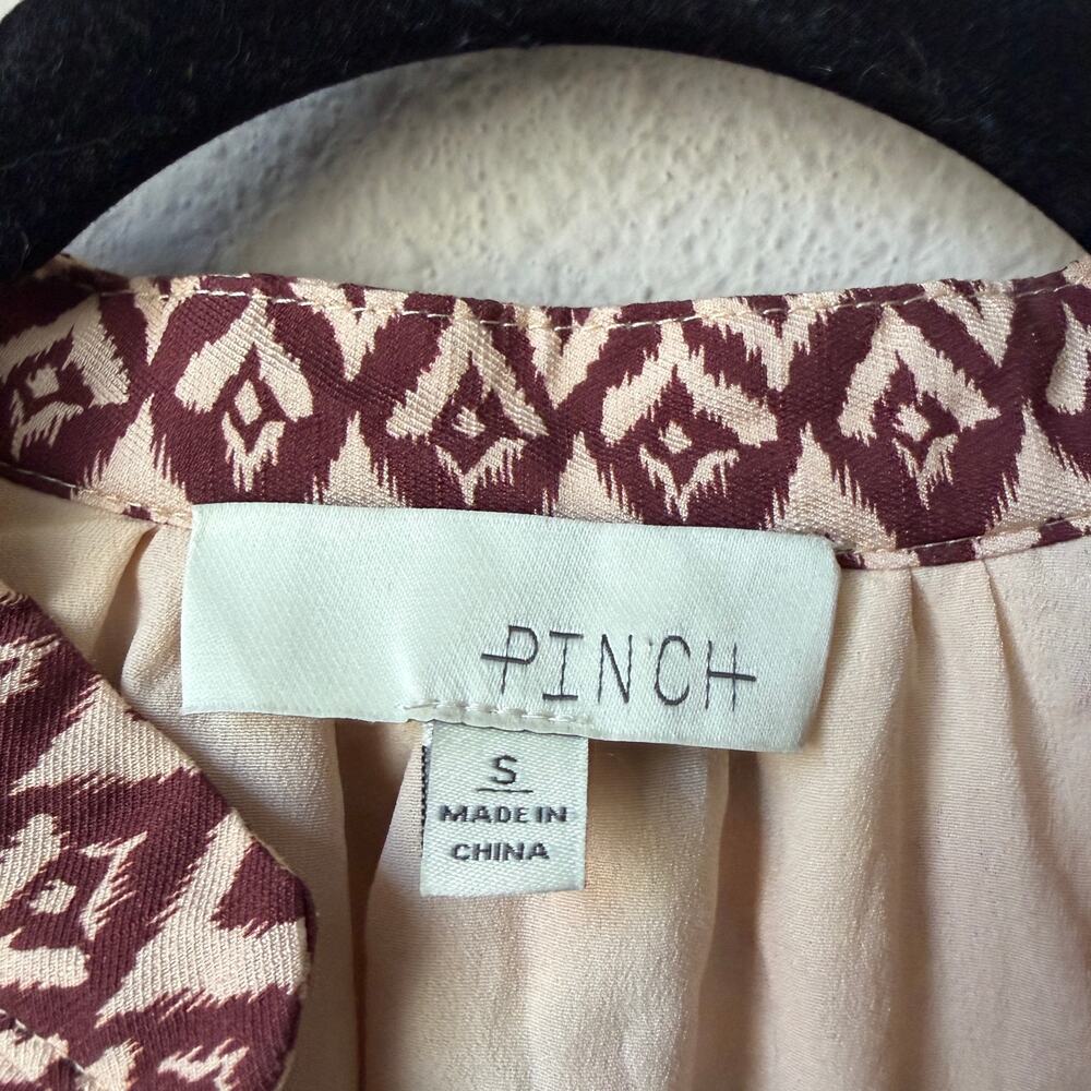 Anthropologie Pinch Contrast Red White Floral Mini Dress Size S - Picture 4 of 6